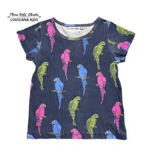 Mini Rodini 116/122 (6-7Y) Macaw Parrot Print Shirt